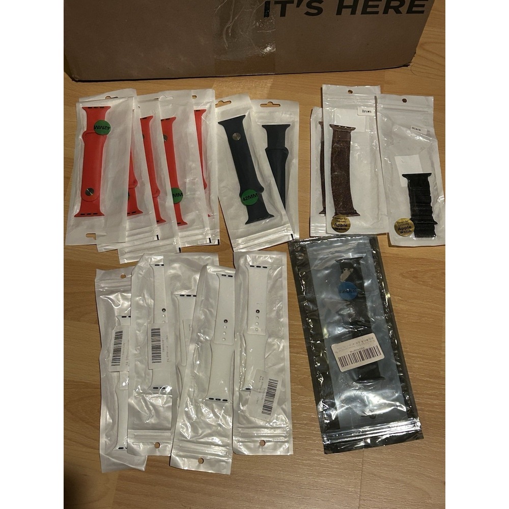 Lot of 16x bands for Apple Watch Multi Size Colors NEW